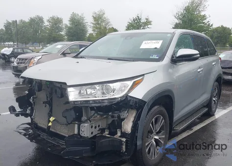 2019 Toyota Highlander Le из США, поврежденный, VIN 5TDBZRFH9KS975208